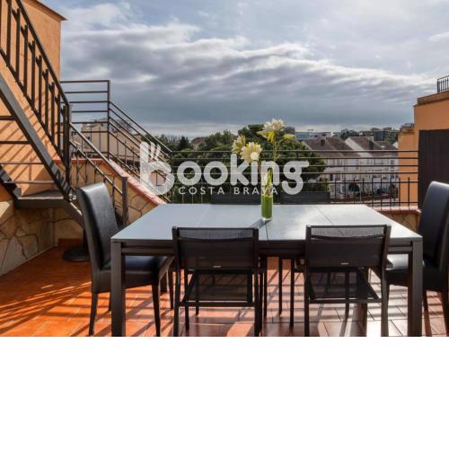 La Vinya Apartament amb vistes al mar per 5 persones i gran terrassa superior amb barbacoa a Platja d'Aro