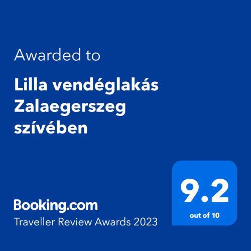 Lilla vendéglakás Zalaegerszeg szívében