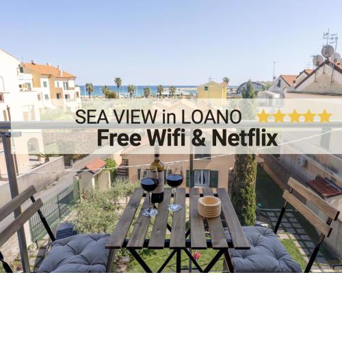[LOANO-MARINA] GRAZIOSO ☆☆☆☆☆ CON VISTA MARE