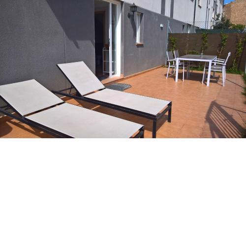 loft con terraza y barbacoa