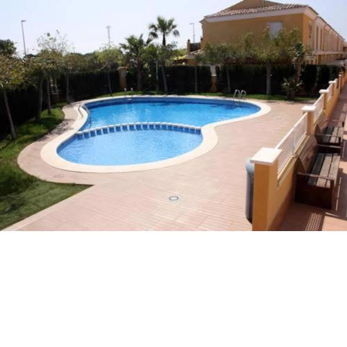 Lovely house with swimming pool next to beach