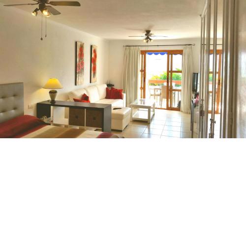 Lovely studio Los Cristianos hill heated pool