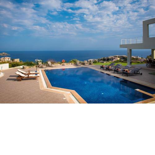 Lux Villa Aspalathos with Pool, 700m to Beach, 1km to Restaurant