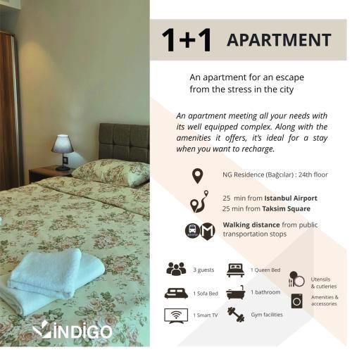Luxurious and cozy 1Bedr. apartment NG residence
