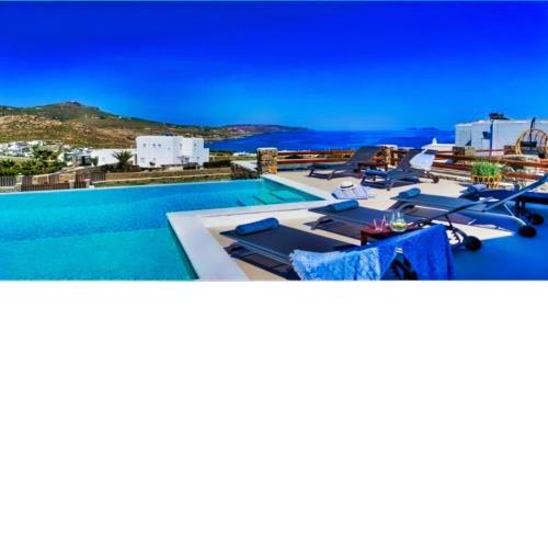 Luxurious Mykonian Blue Oasis Villa with Private Pool