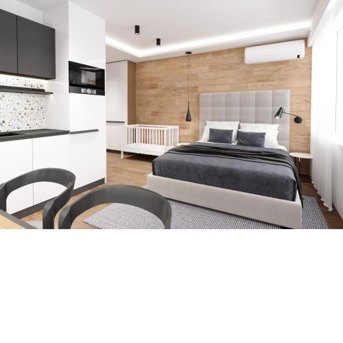 LUXURIOUS ONE BEDROOM STUDIO IN TOP CENTER