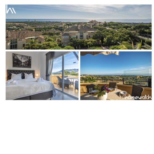 Luxury apartment with incredible sea and mountain views in Elviria Hills