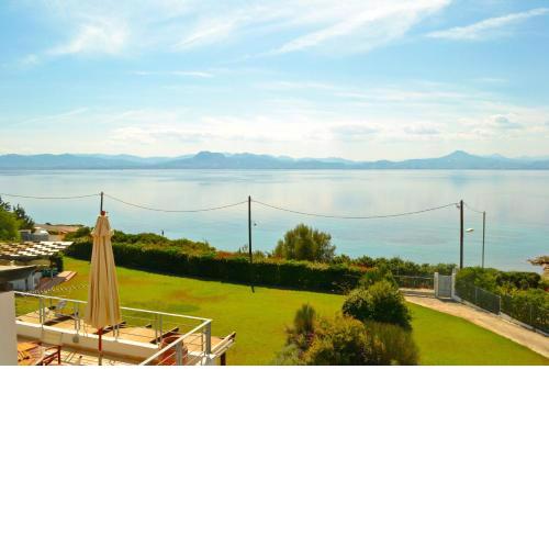 Luxury Beach house viewing at the Corinthian Gulf