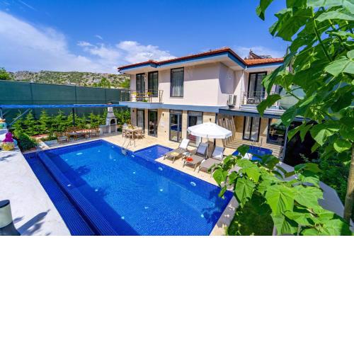 Luxury Duplex Villa with 2 Pools in Kalkan