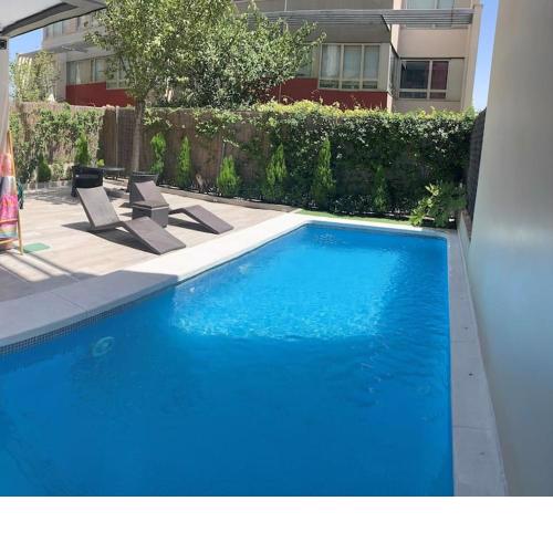 Luxury house with patio, garden and private pool.