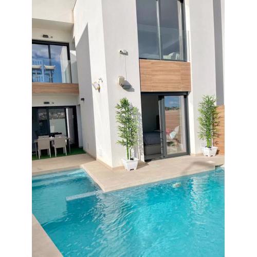 Luxury new modern villa private pool & jacuzzi 5*