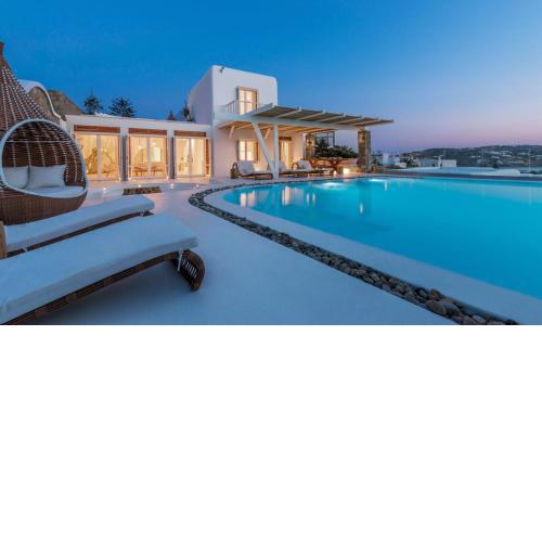 Luxury Ocean View Villa Mykonos Centre