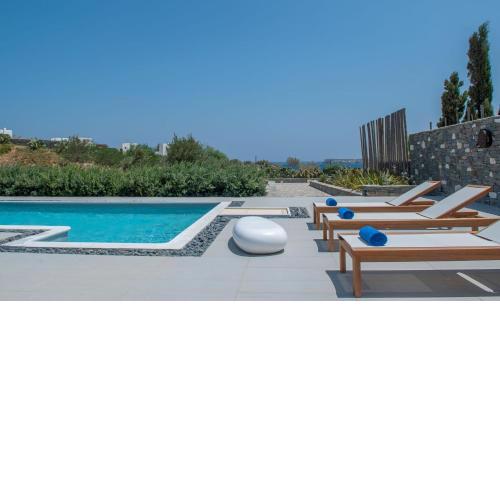 Luxury Paros Villa Master Villa Sea View Private Pool 3 BDR Tserdakia