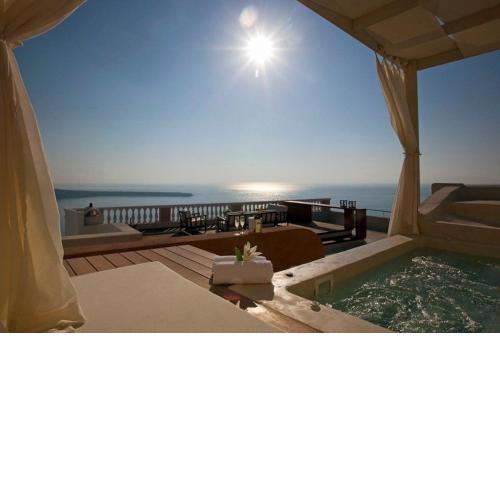 Luxury Santorini Villa Sunset Villa Jacuzzi Panoramic SunsetSea View 4 BDR Oia