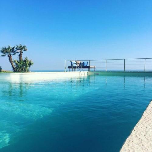 Luxury villa with amazing sunset view