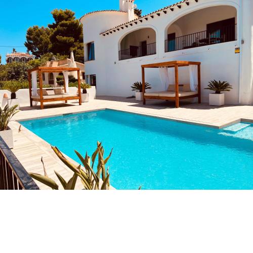 Magic Dream Seaview Villa Denia with 2 Pools, BBQ, Airco, Wifi