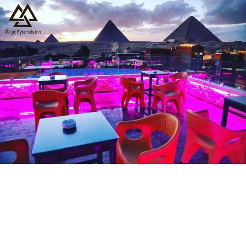 Magical pyramids hotel