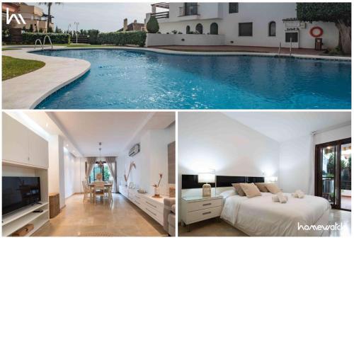 Magnificent 2 bedroom flat with swimming community pool in Marbella