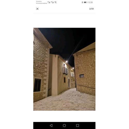 Maison complète dans site médiéval