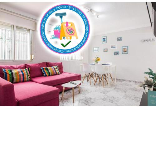 MalagaOnBeach 2 - Two bedrooms - up to 7 people - 30 meters beach