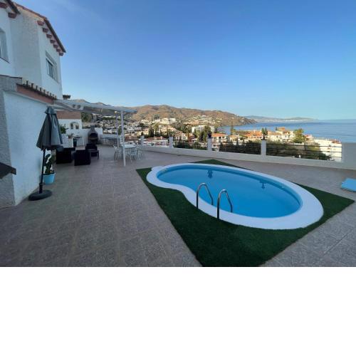 Maravilloso chalet con vistas increíbles, ¡a 3 min de la playa!