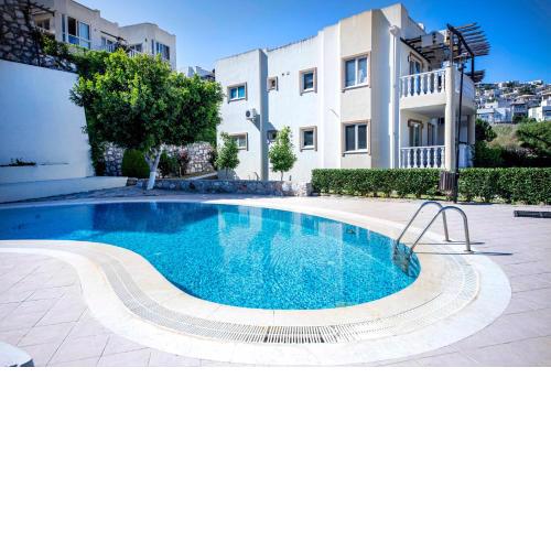 Marvelous Flat 650 m to the Beach with Shared Pool and Terrace in Bodrum