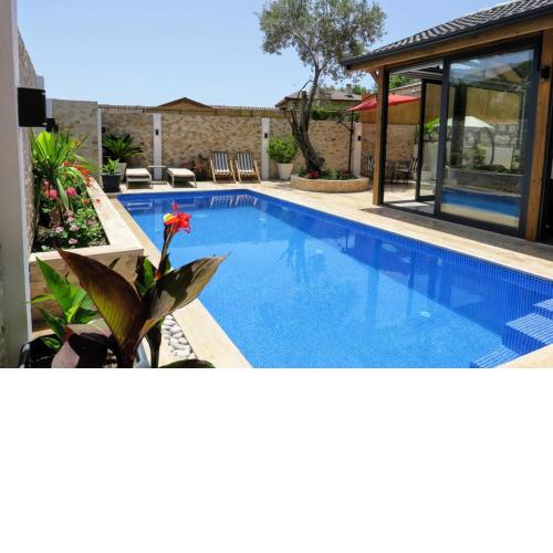 Marvelous Secluded Villa with Jacuzzi Private Pool and a Spacious Backyard in Kalkan