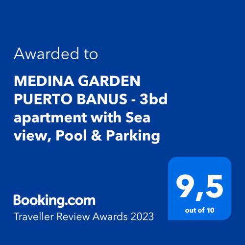 MEDINA GARDEN PUERTO BANUS - Sea view 3BD apartment
