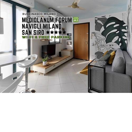 Mediolanum Forum-Navigli-San Siro FLAT FreeParking Wi-Fi