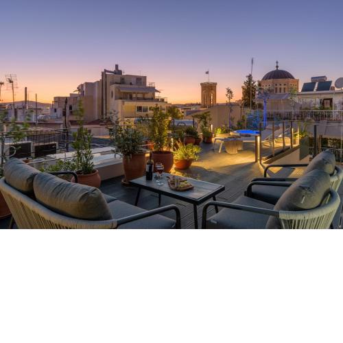 Meno Suite with Private Terrace - Jaccuzzi, Acropolis View