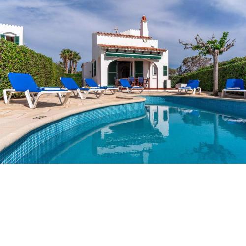 Menorca style villa with seaviews and private pool
