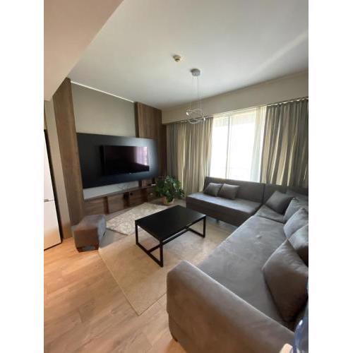 Modern 1-bedroom Apartment with Terrace near MaIl of Istanbul - Batisehir 305