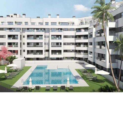 Modern apartment in Marbella with shared pool