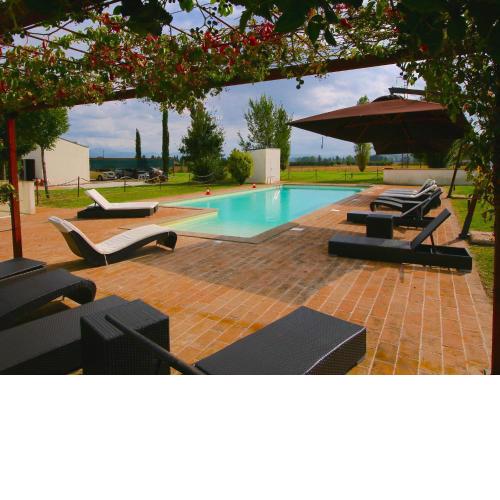 Modern holiday home in Foligno Loc with pool