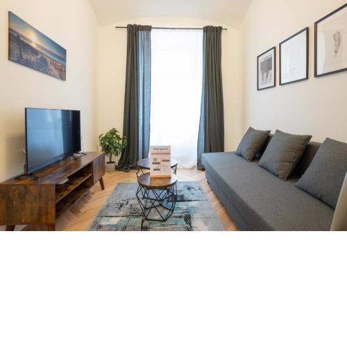 Modern hotel-styled apartment in the second district of Vienna.