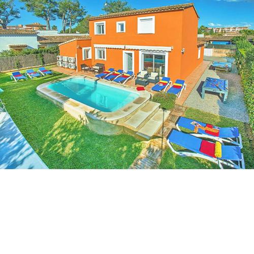 Modern Puerto Alcuda House 5 bedrooms Villa Belgica Close to Beach