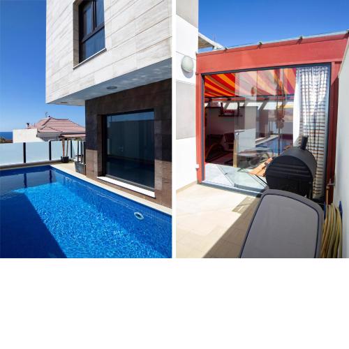 MODERNA CASA INDEPENDIENTE CON PISCINA, VISTA MAR Y TEIDE EN LA LISTADA