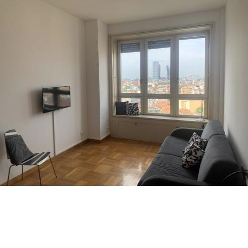 Monolocale con vista su Milano