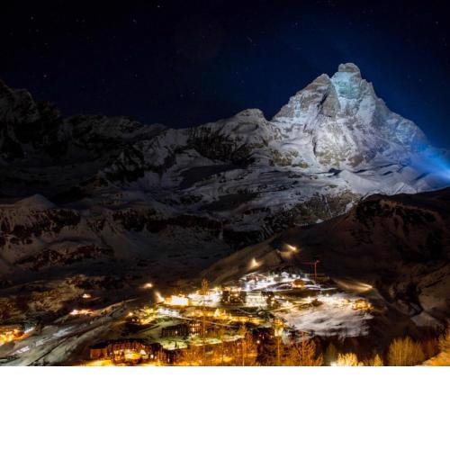 Monolocale la terrazza sulla neve-Cervinia