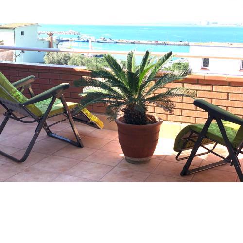 NAUTICA 10 - Apartamento terraza con vistas al mar - aire acondicionado - cerca puerto, playa y centro