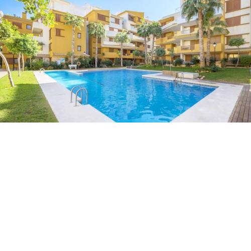 New apartment with sea view and pool