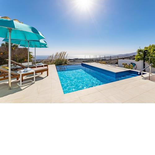 "NEW" Deluxe designer Villa Infinity, with Panoramic sea views,own exclusive heated private pool, subtropical gardens