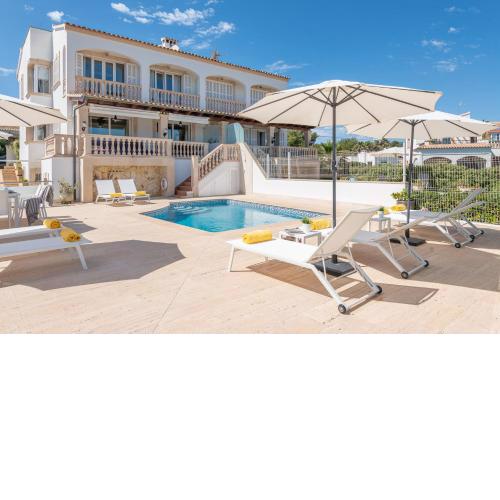 NEW! Villa Sa Caleta with Sea View, Pool, Sauna and Jacuzzi
