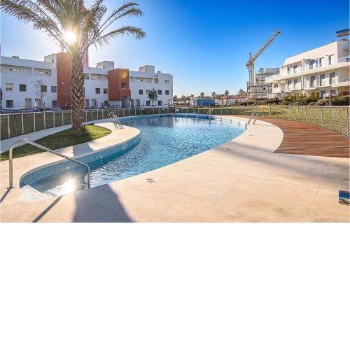 Nice apartment in Chipiona with Outdoor swimming pool, WiFi and 2 Bedrooms