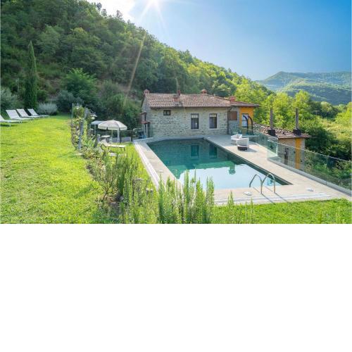 Nice home in Castel Focognano with 1 Bedrooms, WiFi and Outdoor swimming pool