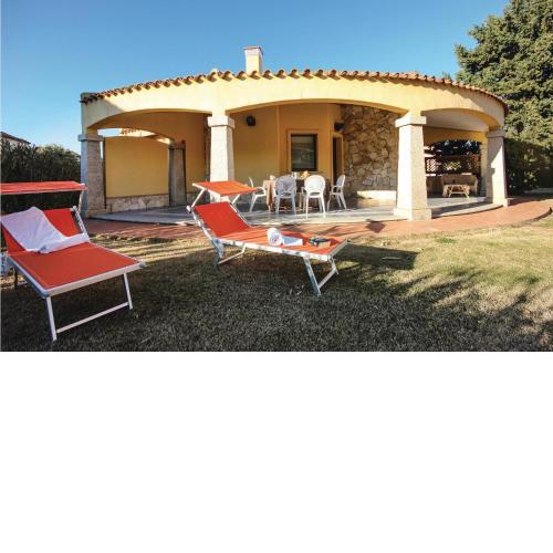 Nice home in Costa Rei -CA- with 3 Bedrooms and WiFi