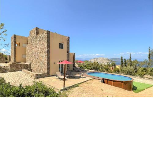 Nice home in Perdika with 6 Bedrooms, WiFi and Outdoor swimming pool
