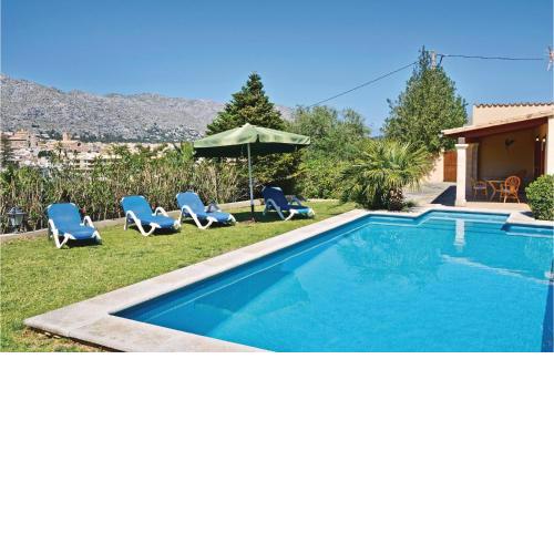 Nice Home In Pollensa With Wifi, Outdoor Swimming Pool And Swimming Pool