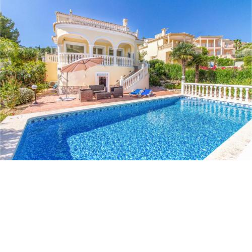 Nice Home In Trullent With Jacuzzi, Private Swimming Pool And Swimming Pool