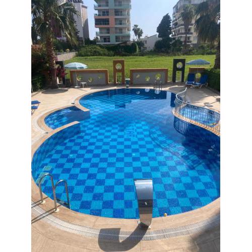 NorthStar LUXURY DUPLEX SEE VIEW 100m BEACH 2 bedrooms, 2 bathrooms, living room sofa 2 terraces, 1 balcony high floor Alanya Kestel